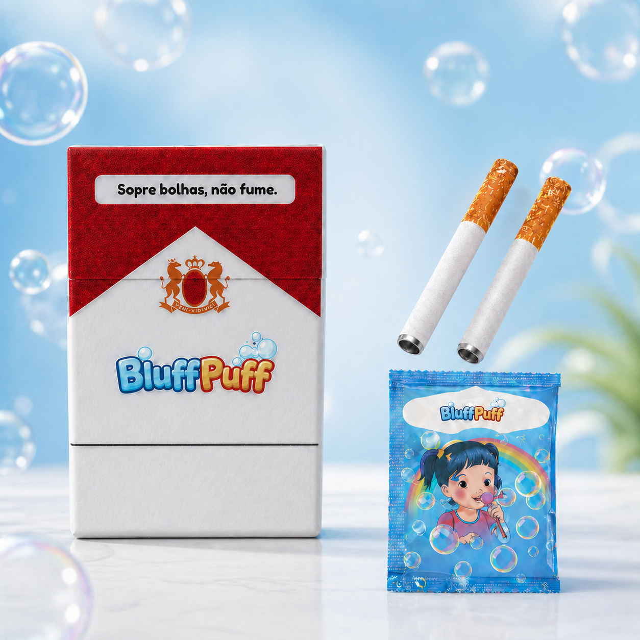 Cigarro de Bolhas - Faça Bolhas de Sabão, Não Fume